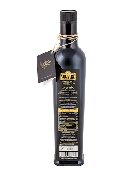 Sognare Ayvalık Erken Hasat Soğuk Sıkım Natürel Sızma Zeytinyağı 500 ML