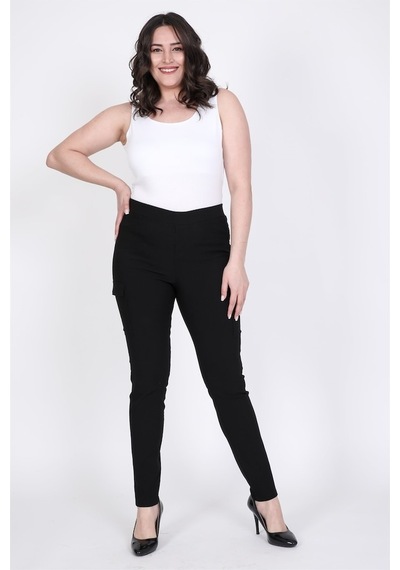 Myline Beli Lastikli Kargo Pantolon