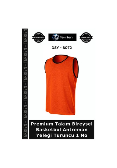 Özel Seri Antreman Yeleği Turuncu 1 No Antrenör Spor Antrenman Ekipmanı