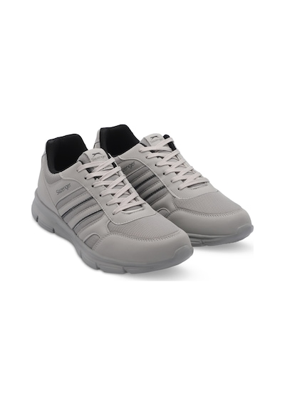 Slazenger Efrat Büyük Beden Erkek Sneaker Ayakkabı Gri