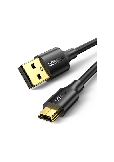 Ugreen Mini Usb Data Ve Şarj Kablosu 50 Cm, Siyah, 10354