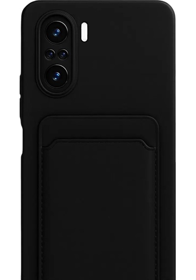 Newface Xiaomi Mi 11i Kılıf Kelvin Kartvizitli Silikon - Siyah Diğer