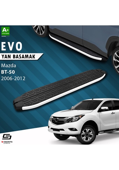S-dizayn Mazda Bt-50 Pick-up Evo Aluminyum Yan Basamak 193 Cm 2006-2012