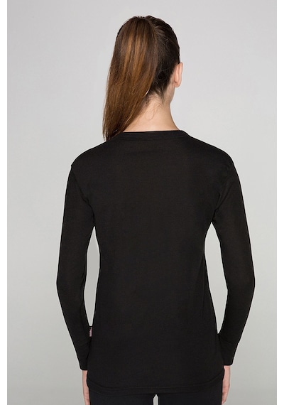 Thermoform Heavy Unisex Yetişkin Uzun Kol Termal Outdoor İçlik Fanila Siyah Renkli