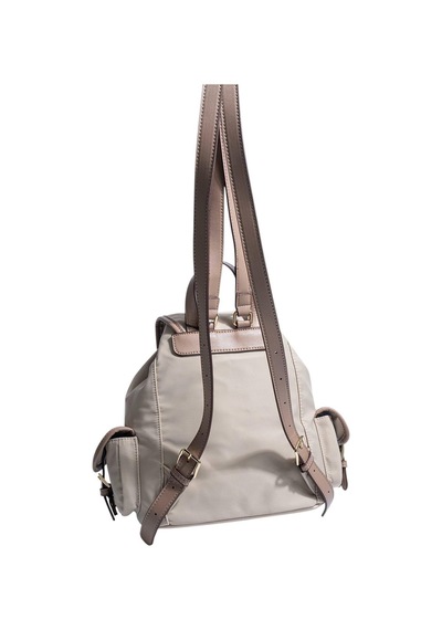 Silver Polo Sp1207 Kadın Sırt Çantası Saten Bej-kum