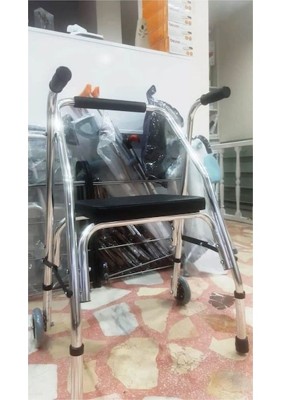 Pulsemed Ky914l-5 Walker Tekerlekli Oturma Aparatlı Yürüteç