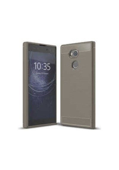 Sony Xperia Xa2 Ultra Kılıf Zore Room Silikon Kapak Gri