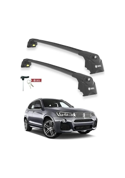Turtle Bmw X3 F25 2011-2017 Ara Atkı Air2 Siyah