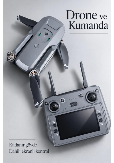 Taşıma Çantalı Gps Drone Ve Ekranlı Kumanda
