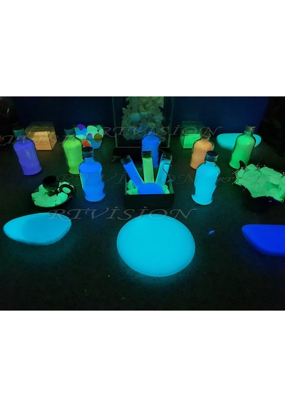 50 Gr Fosfor Tozu Karanlıkta Parlayan Fosfor Luminous Yeşil