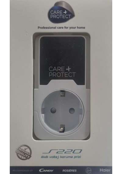 Care Protect Elektronik Cihaz Voltaj Koruyucu Beyaz Eşya & Ev Aletleri İçin Güvenli Koruma