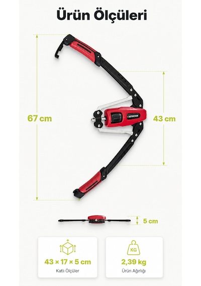 Hidrolik Power Twister 10-200 Kg Ayarlanabilir Dirençli Göğüs Ve Kol Egzersiz Aleti