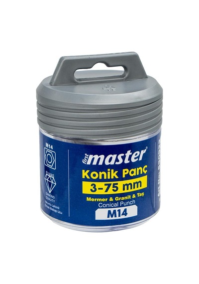 Master 530922 M14 Elmas Konik Panç Granit Mermer Delme Taşlama 3-75 Mm