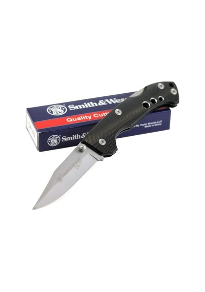 Smith Wesson 24/7 Lockback Black Kamp Çakı Ck109 Smith & Wesson