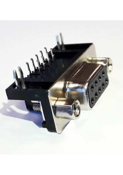Connfly Ds1037-09fnakt74 ,9-pin Pcb/açı Dişi Dsub Port