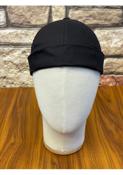 Hamze Docker Hip Hop Snapback Rapper Model Gabardin Şapka Siyah