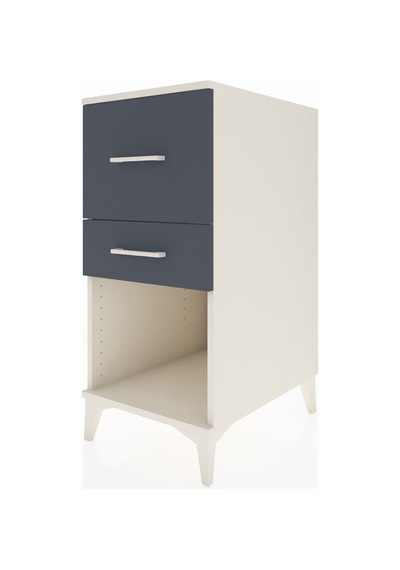 Kronos Komodin 2 Çekmeceli 44x59x96 Aytaşı-antrasit Aytaşı
