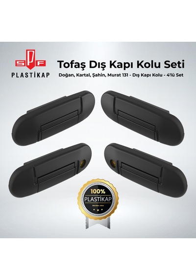 Plastikap Tofaş Doğan, Kartal, Şahin - Dış Kapı Kolu - 4'lü Set