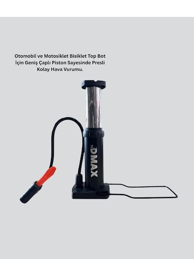 Ayak Pompası Otomobil Motosiklet Bisiklet Lastik Şişirme 1 Adet
