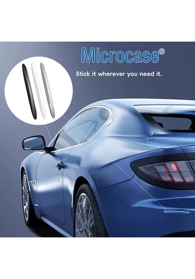 Microcase 4'lü Universal Çizik Önleyici Şerit Araç Koruma Bandı Seti Al5361 Şeffaf