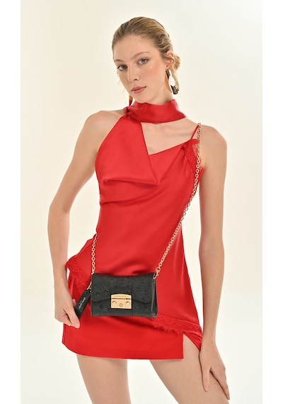 Pierre Cardin 05pc26y010131-p Zincir Askılı Omuz Çantası Siyah