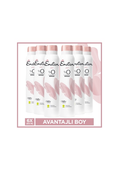 Emotion Joy Kadın Sprey Deodorant 6 x 200 ML