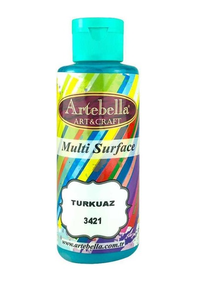 3421130 Artebella Multı Surface Boya 130Cc Turkuaz
