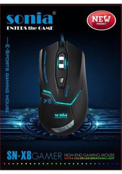 Sonia SN-X8 Kablolu Oyuncu Mouse