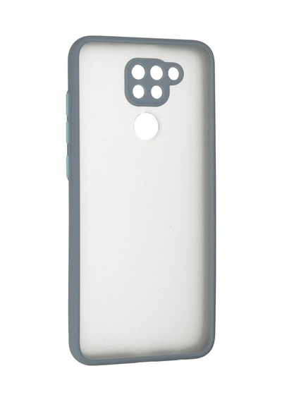Xiaomi Redmi Note 9 Kılıf Montreal Silikon Kapak - Gri 0.2M-Çok Renkli