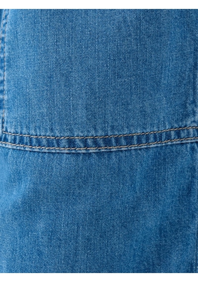 Regular Fit Kadın Tulum Denim