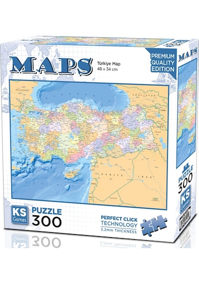 Ks Games 300 Parça Türkiye Haritası Puzzle - 19263