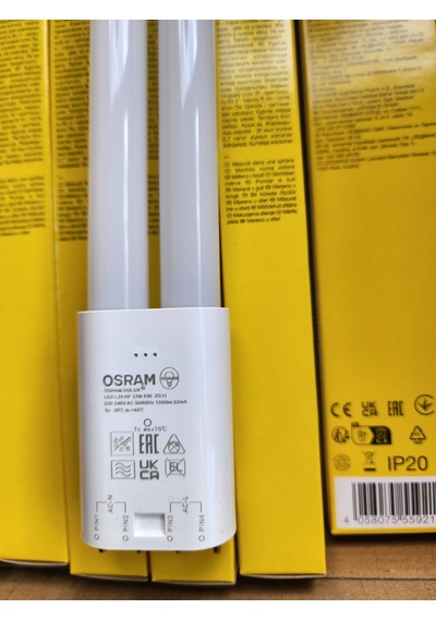 Osram Dulux Led L24 Hf 12w 830 2g11 Duylu 4 Pinli Ampul 10 Adet 20 Adet