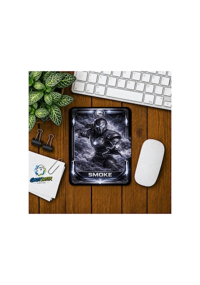 Mortal Kombat Smoke Baskılı Oyuncu Mousepad 0190