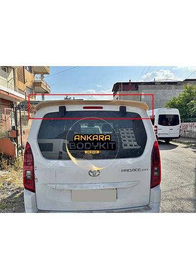 Yeni Combo Rifter Doblo 5 Berlingo Proace Yarasa Spoiler - Boyasız - Plastik