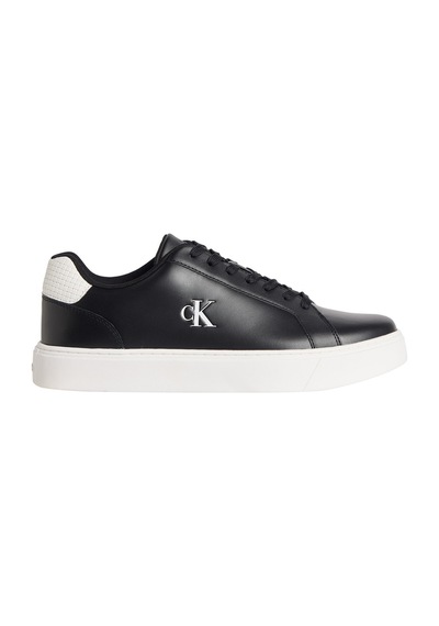 Erkek Classic Cup Laceup Lth Bt Woven Ayakkabı Ym0ym014470gm Siyah