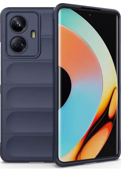 Realme 10 Pro 5g Kılıf Optimum Silikon - Lacivert -