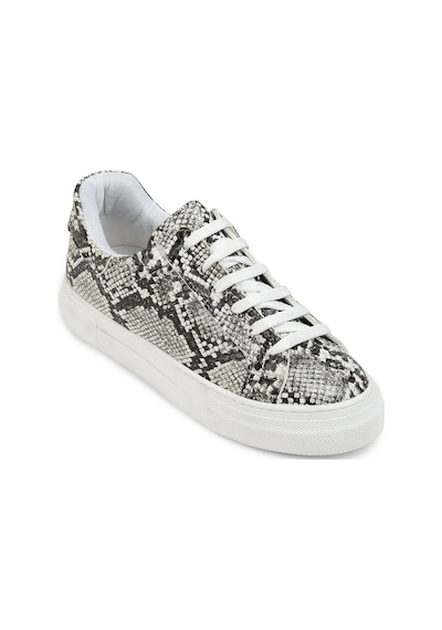 Deery Hakiki Deri Beyaz Sneaker Kadın Ayakkabı - Z1681zbyzc08 Beyaz