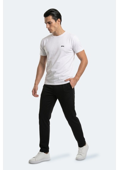 Slazenger Rosalva T Erkek Pamuklu Beyaz Tişört