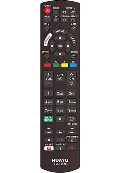 Panasonic Rm-L1378 Netflix Tuşlu Lcd Led Tv Kumanda