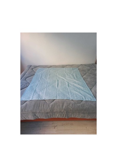 Truy Towel Baby Müslin Bek Örtüsü Gökyüzü Desen - Yeşil 120x120 Cm 2 Adet Ağız Mendili Yeşil