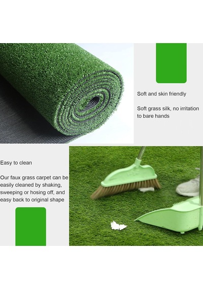 Çim Halısı Suni Çim Bahçe Çim Paspası Yedek Suni Çim Sentetik Çim 118 Cm Yüksek Doğal Sahte Çim Drenaj Delikli Paspas Mor 11 X 1 M Diğer