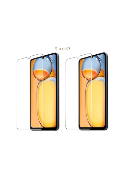 Xiaomi Redmi 13c Ile Uyumlu Ekran Koruyucu Şeffaf Temperli Kırılmaz Cam Ekran Koruyucu 2 Adet