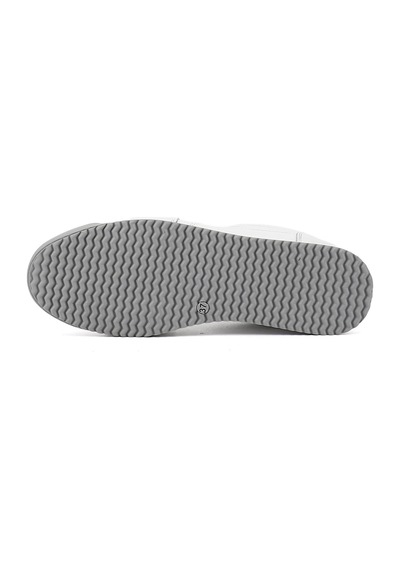 Gönderi(R) Gönderi R Kadın Beyaz Lastik Bağcıklı Hakiki Deri Sneaker Ddza83742547