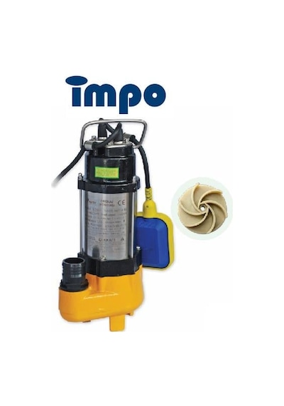 İmpo V250f Pis Su Drenaj Pompası 0,34 Hp 220v