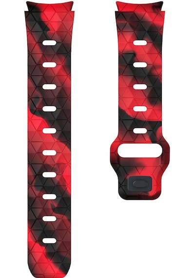 Galaxy Uyumlu Waych 5 44mm Krd-116 20mm Futbol Desenli Spor Tasarımlı Silikon Kordon