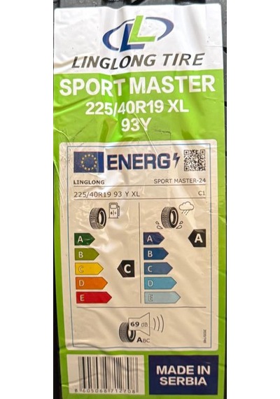 Linglong Sport Master 225/40R19 93Y XL Yaz Lastiği 2025