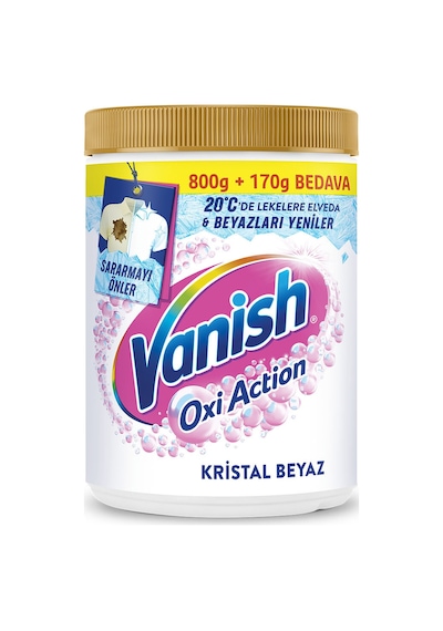 Vanish Kosla Multipower Toz 970 G Beyazlar Leke Çıkarıcı Deterjan Güçlendirici