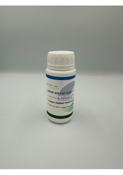 Bakır Sülfat Çözeltisi %10 100 Ml