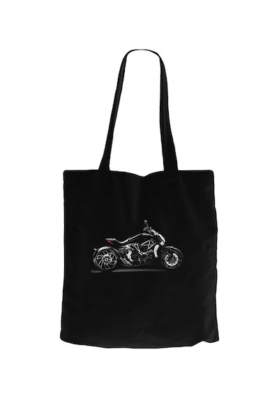 Ducati Diavel XDiavel Siyah Kanvas Bez Çanta Siyah