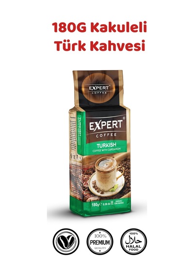 Türk Kahvesi Kakuleli 180g Öğütülmüş